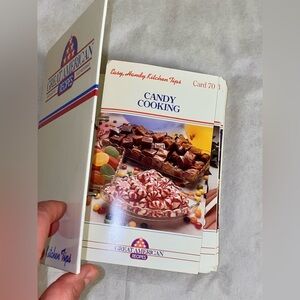 Great American Recipes cooking book cards
